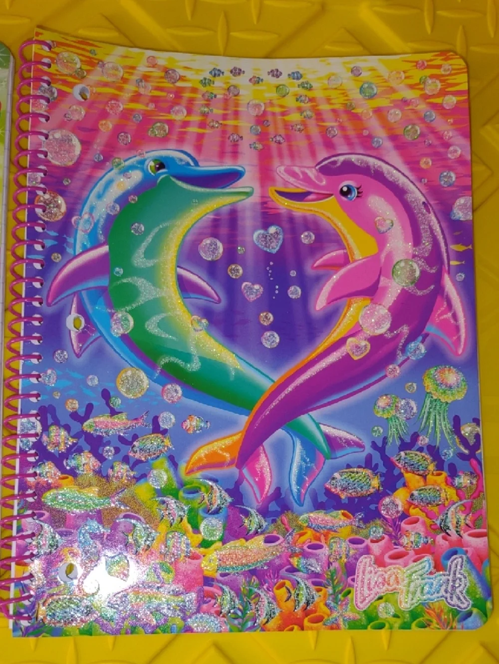 Lisa Frank Rainbow Unicorn Notebook - Dolphin Notebook
